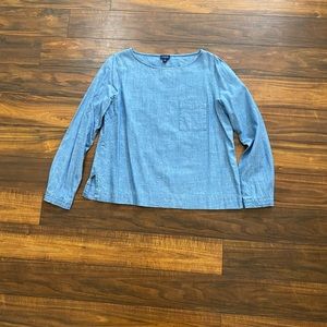 M JCrew Jean Top